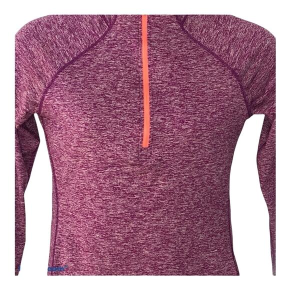 Tangerine Quarter Zip Pullover Reflective Pullover size Medium - Picture 5 of 15